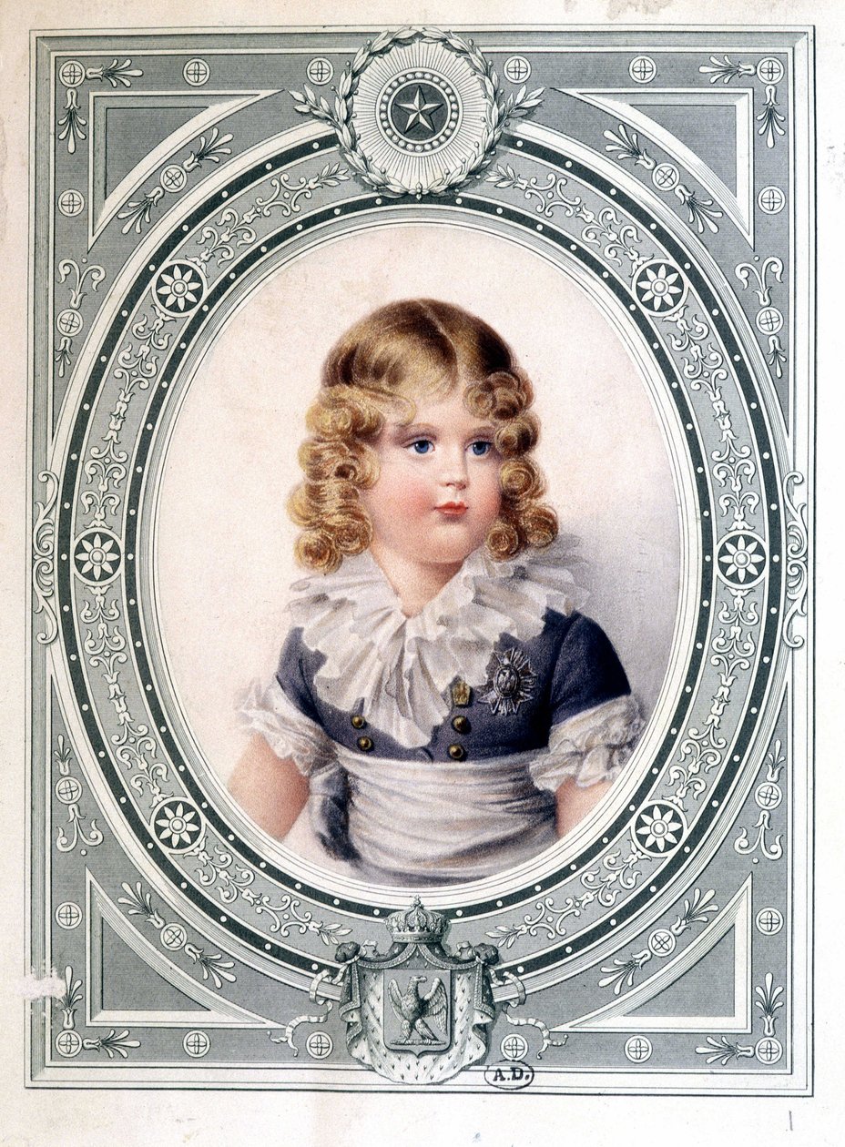 Portrét římského krále (Napoleona II.), syna císaře Napoleona I. (1769-1821) - od Isabey, počátek 19. století. od Jean Baptiste Isabey