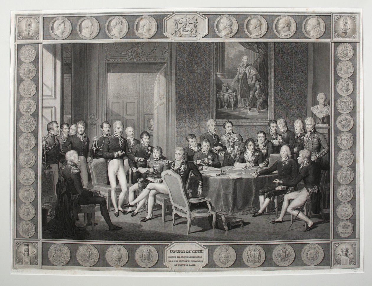 Vídeňský kongres, 1815 od Jean Baptiste Isabey