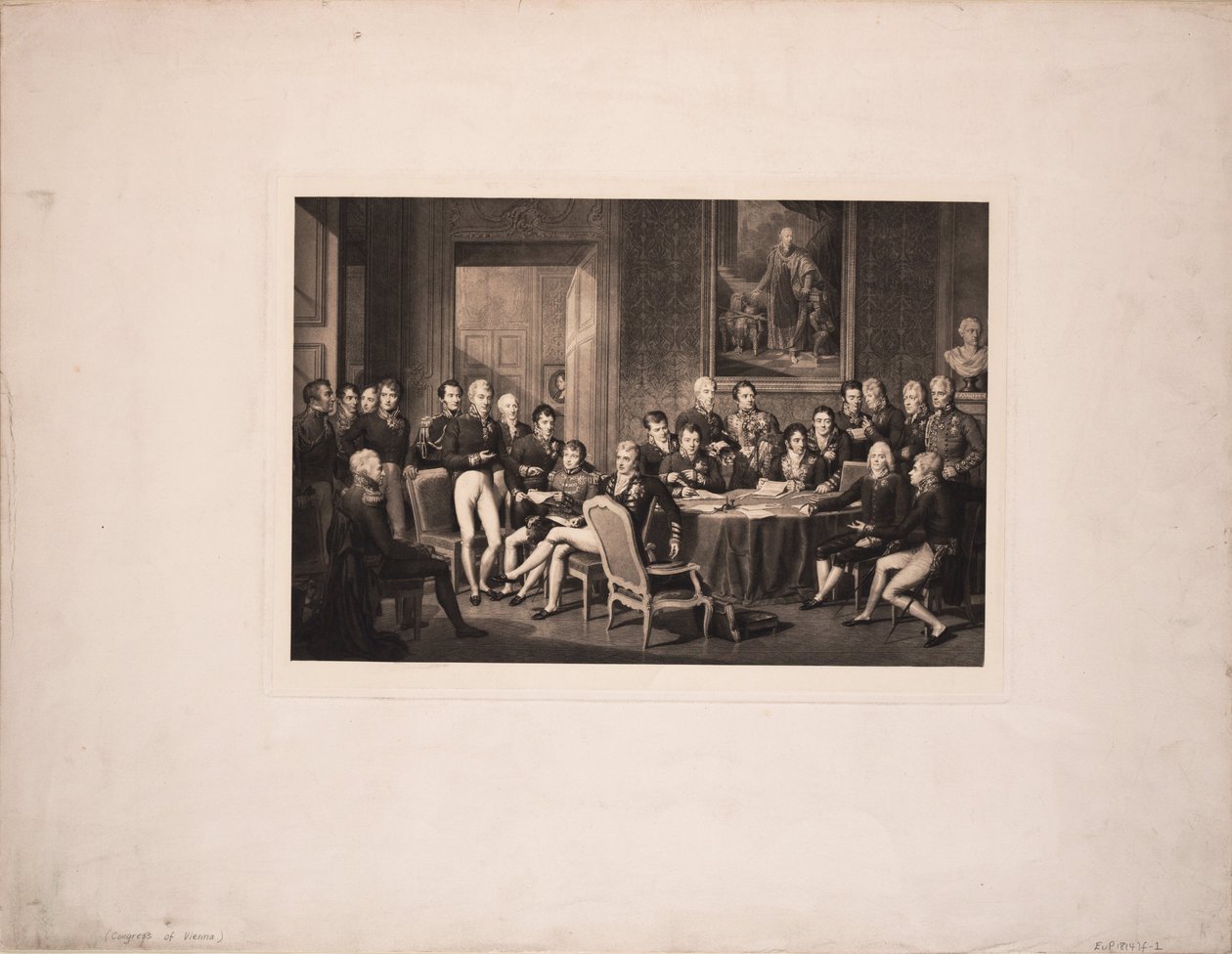 Vídeňský kongres, c. 1815 od Jean Baptiste Isabey