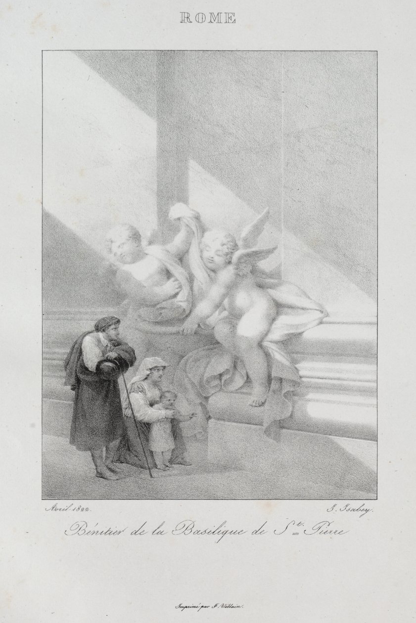 Cesta do Itálie v roce 1822 od Jean Baptiste Isabey