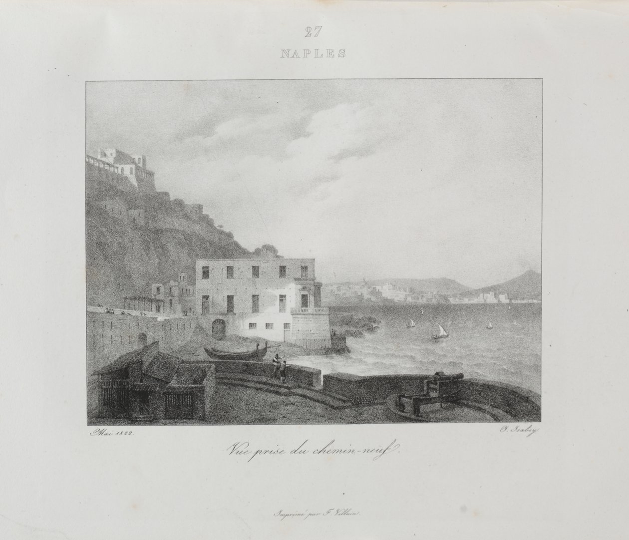 Cesta do Itálie v roce 1822 od Jean Baptiste Isabey