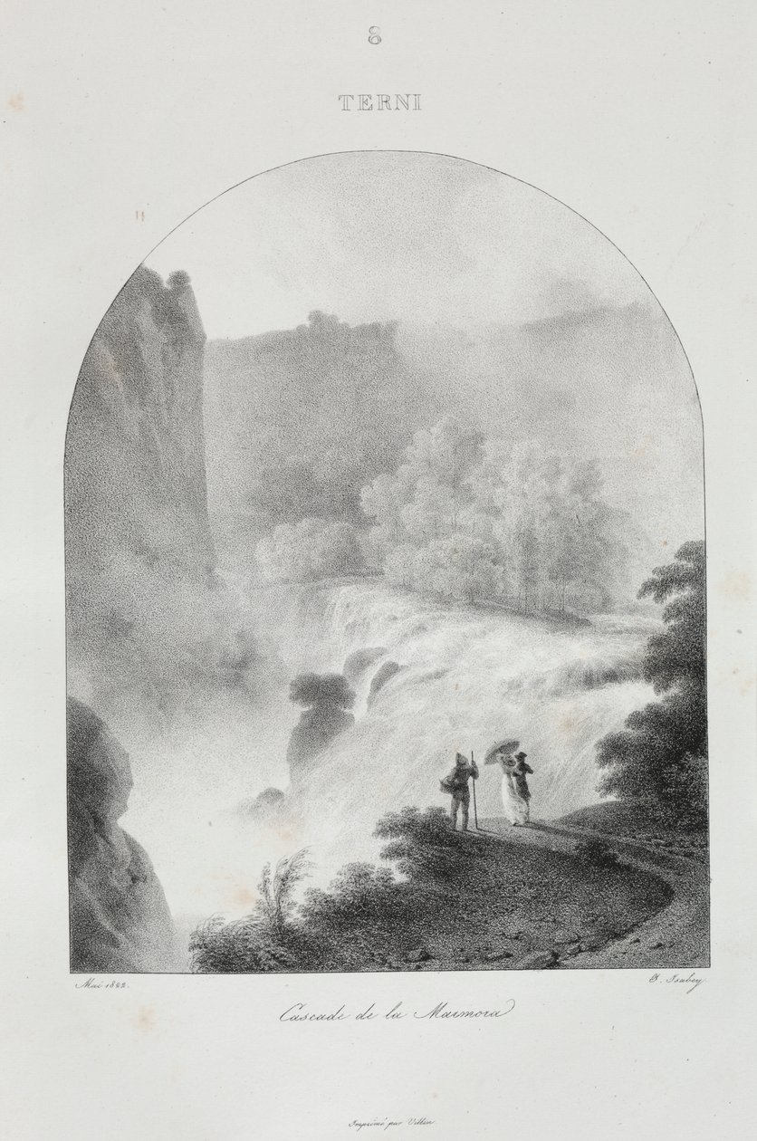 Cesta do Itálie v roce 1822 od Jean Baptiste Isabey