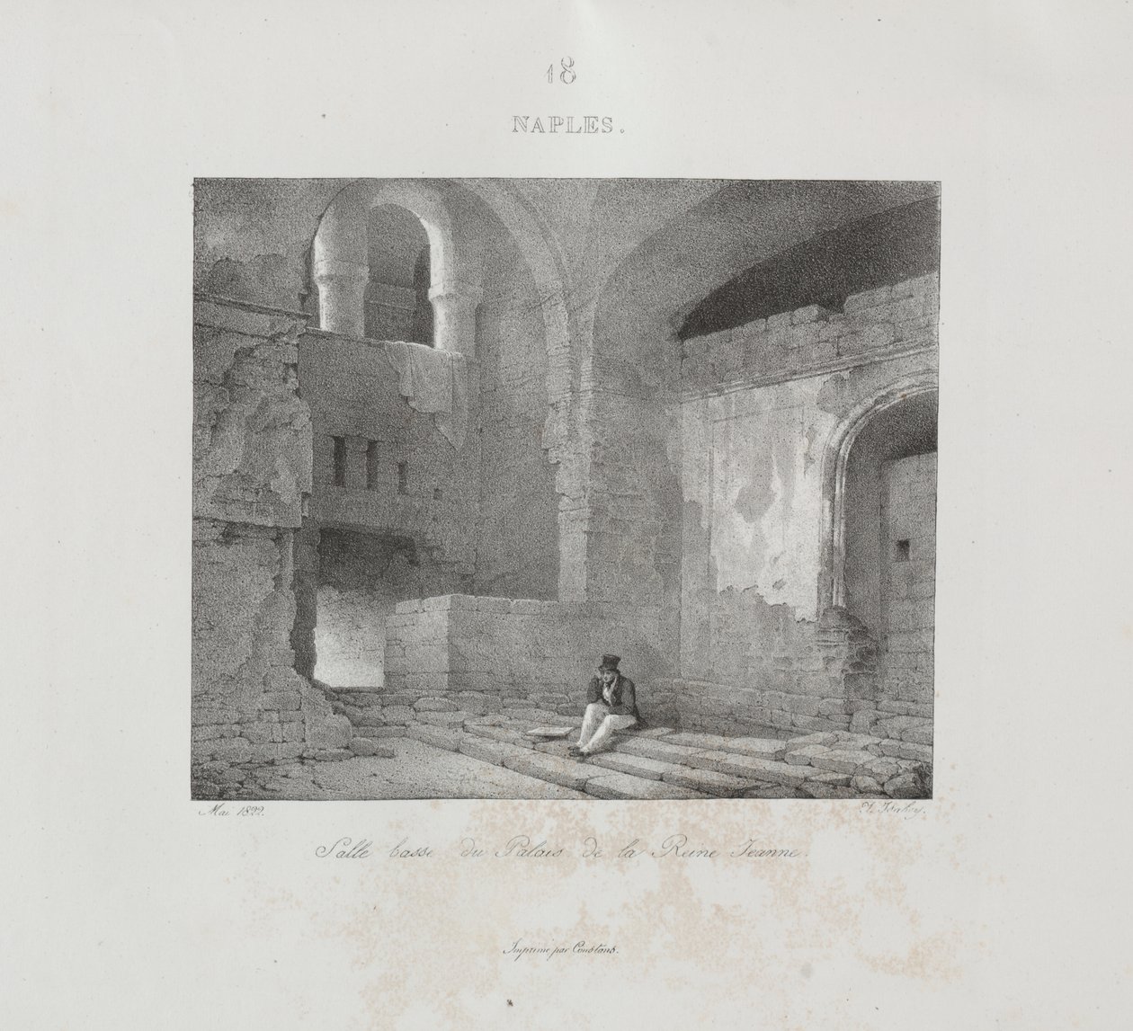 Cesta do Itálie v roce 1822 od Jean Baptiste Isabey