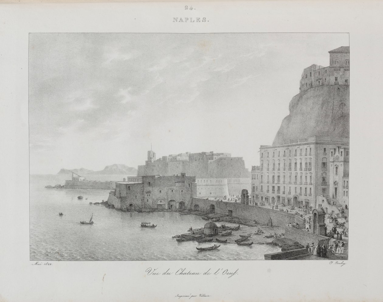 Voyage en Italie v letech 1822, 1833. od Jean Baptiste Isabey