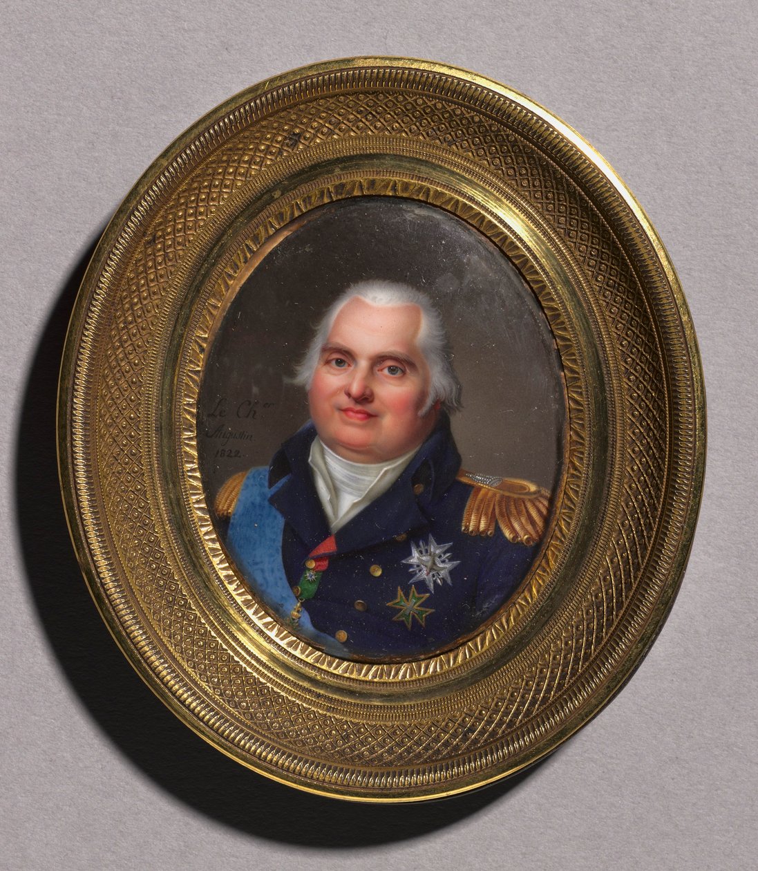 Portrét Ludvíka XVIII, 1822. od Jean Baptiste Jacques Augustin