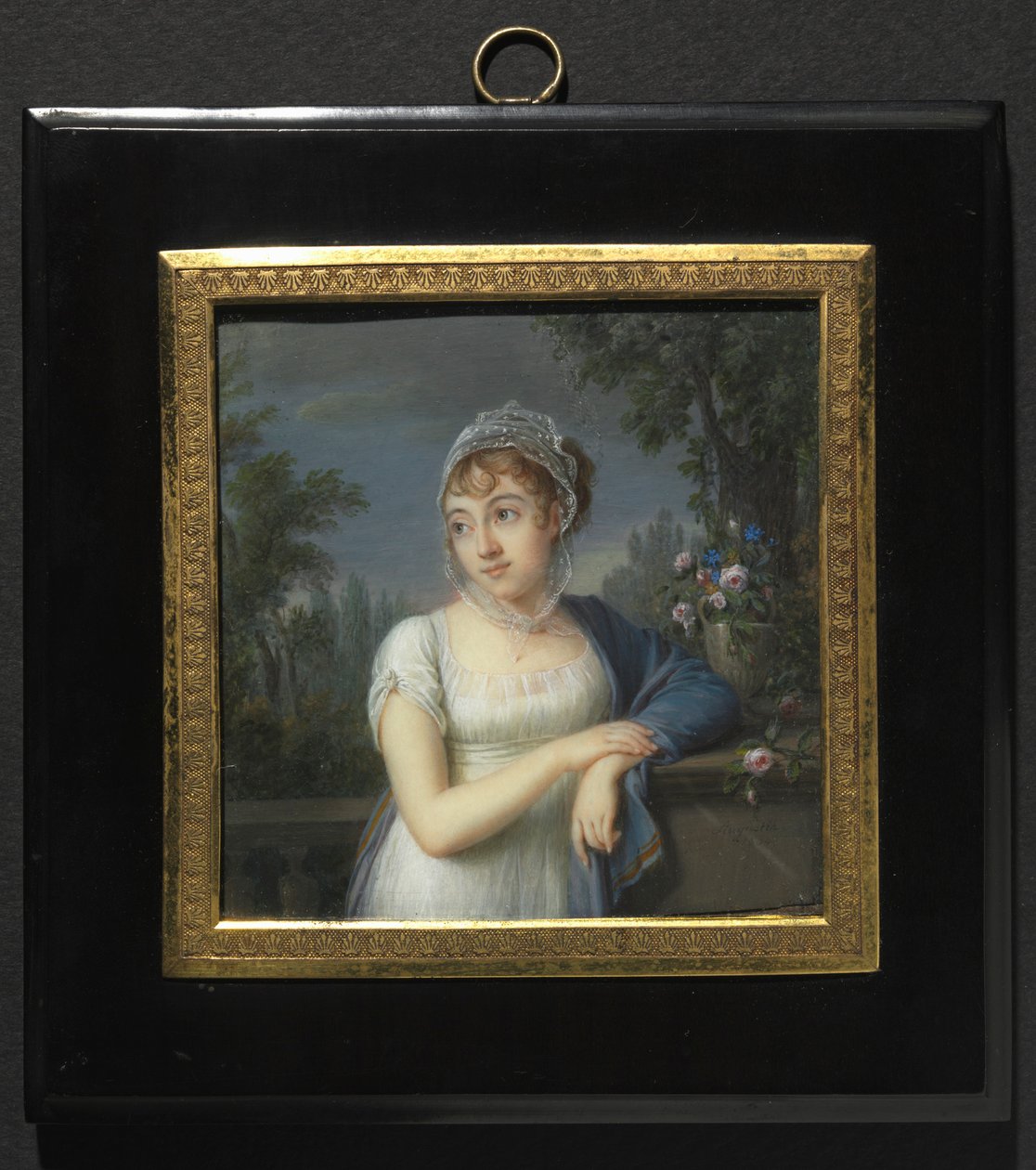 Portrét ženy u balustrády, 1804. od Jean Baptiste Jacques Augustin