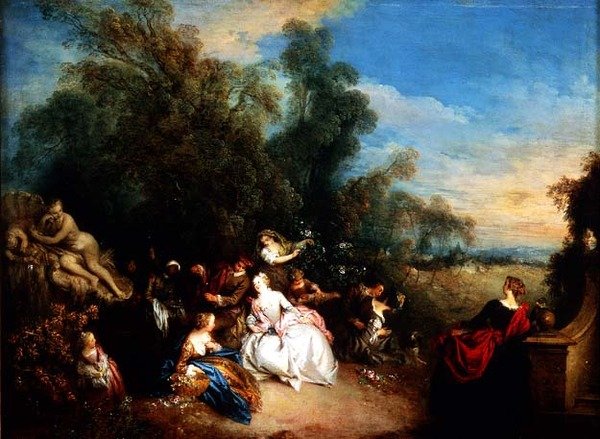 Odpočinek na venkově od Jean Baptiste Joseph Pater