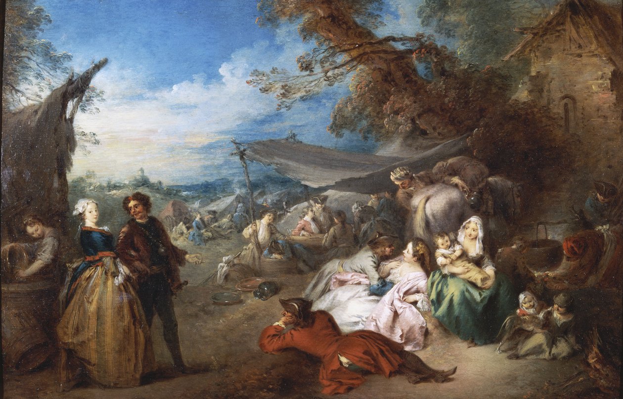 Zastavení vojsk, zvané mír od Jean Baptiste Joseph Pater