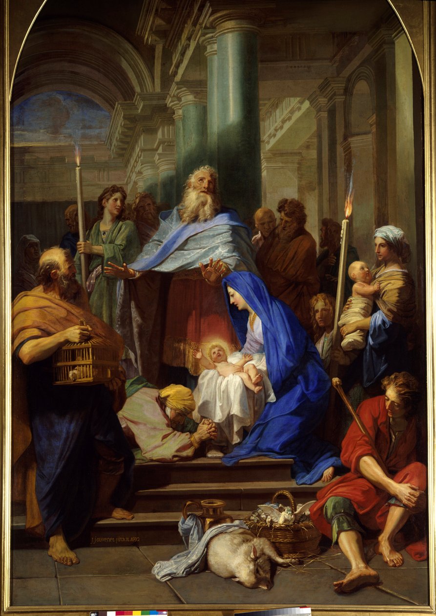 Prezentace v chrámu Peinture od Jean Jouvenet od Jean Baptiste Jouvenet