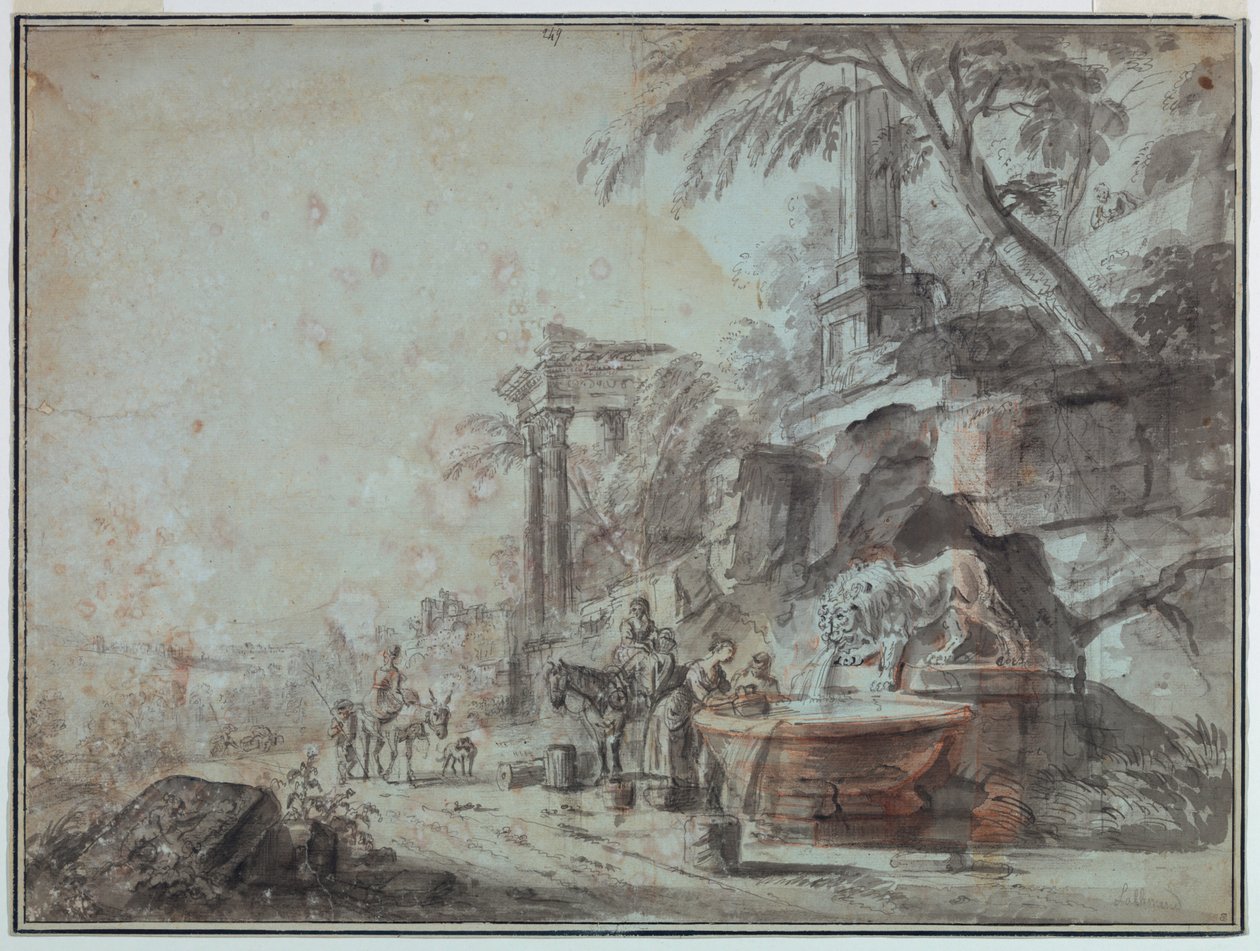 U fontány od Jean Baptiste Lallemand