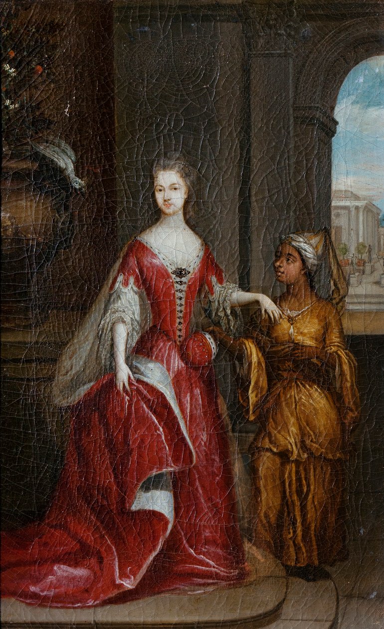 Nizozemsky: Elisabeth Savage (1699-1746). Manželka Fridricha z Nassau-Zuylensteyn, hraběte z Rochfordu Elisabeth Savage (1699-1746). Manželka Fridricha z Nassau-Zuylensteyn, hraběte z Rochfordu od Jean Baptiste Lantscroon