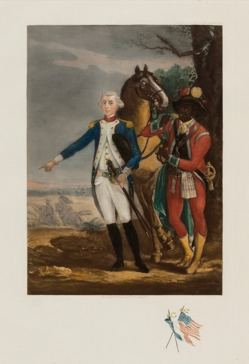 Generál Lafayette od Jean Baptiste Le Paon