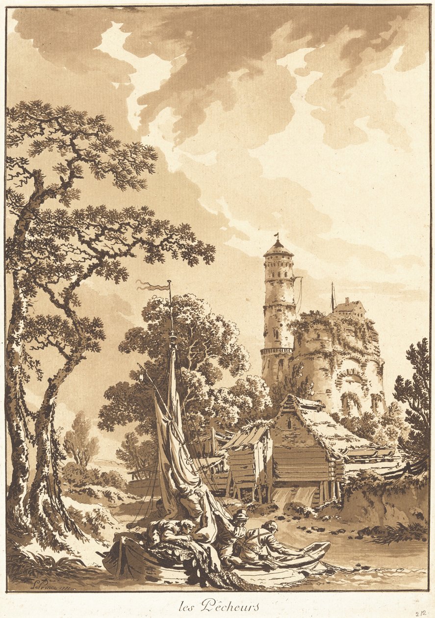 Rybáři od Jean Baptiste Le Prince