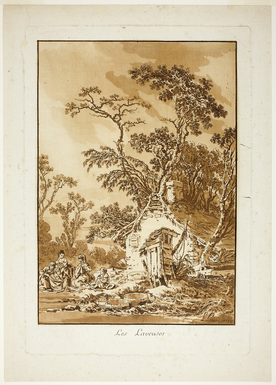 The Washerwomen od Jean Baptiste Le Prince