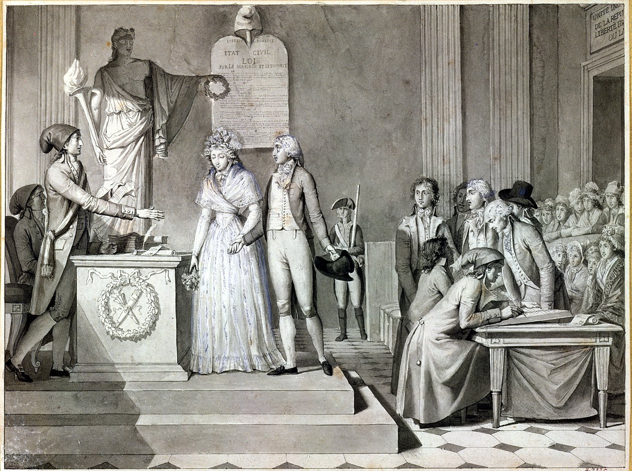 Republikánské manželství od Jean Baptiste Mallet