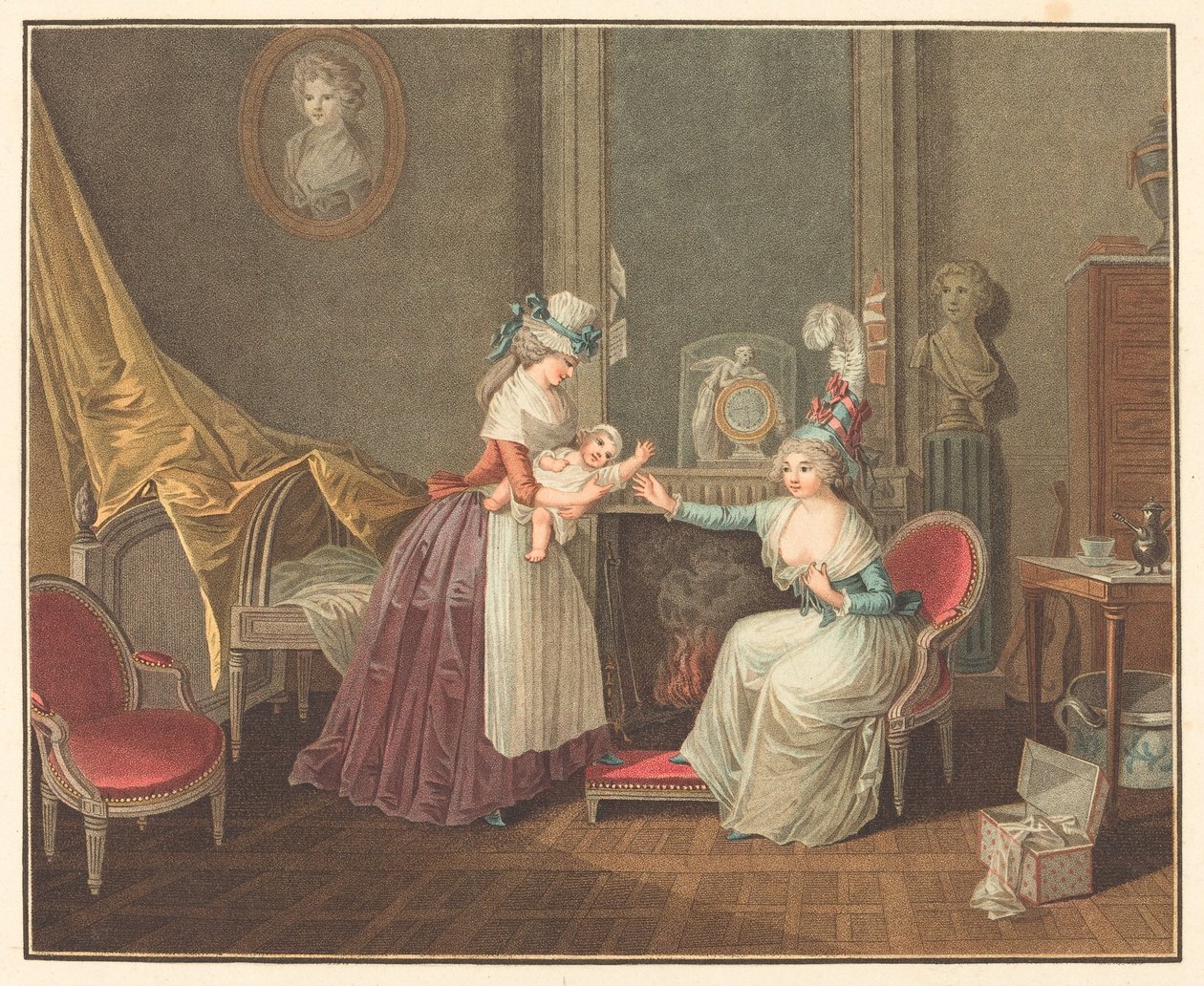 Fanfanův oběd od Jean Baptiste Mallet after Henri Nicolas van Gorp