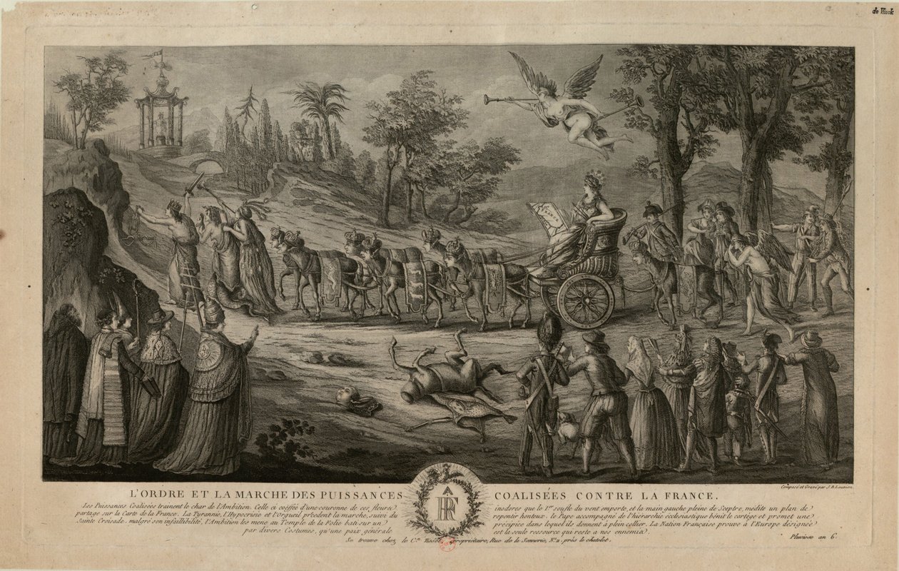 Pochod mocností spojených proti Francii, 1798, 1798. od Jean Baptiste Marie Louvion
