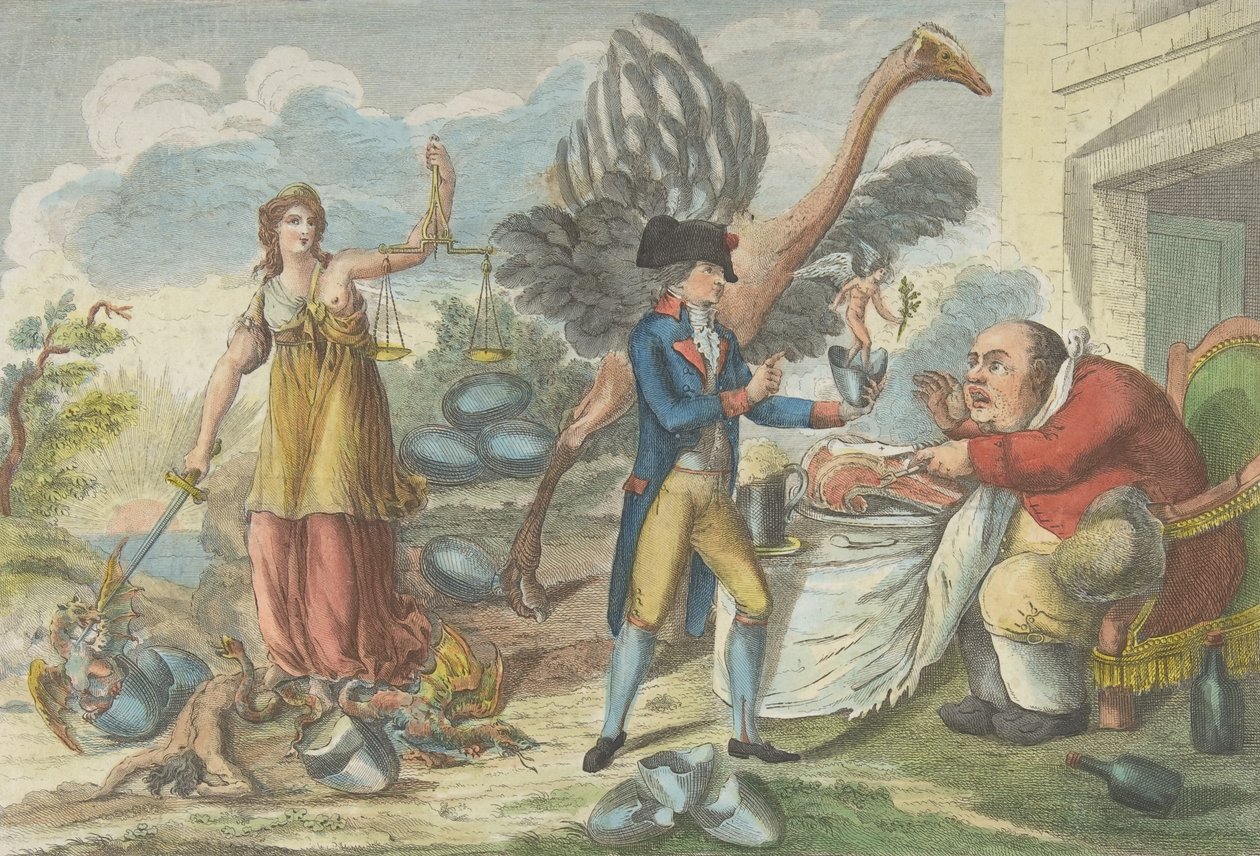 Devátý Thermidor, aneb anglické překvapení..., 1795. od Jean Baptiste Marie Louvion
