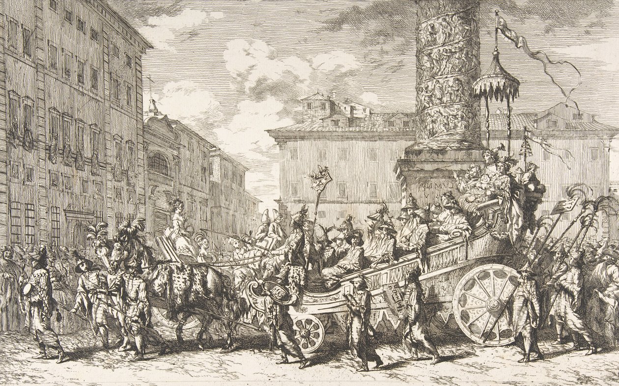 Čínská maškaráda Čínská maškaráda, 1735. od Jean Baptiste Marie Pierre