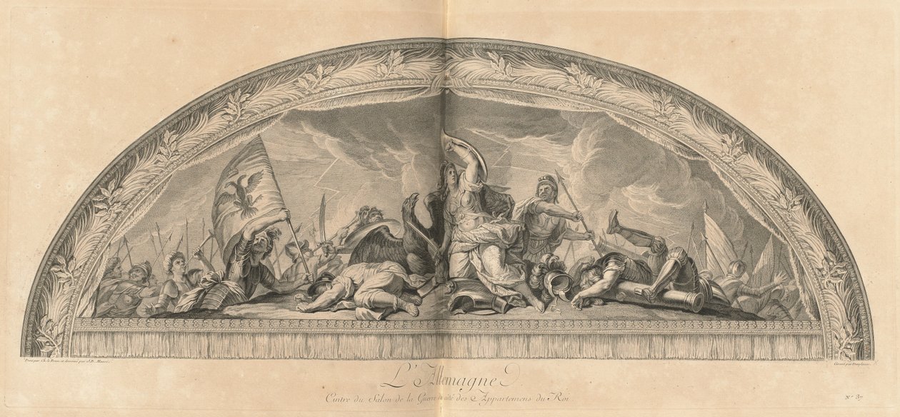 Německo, Center of the Salon of War next to King