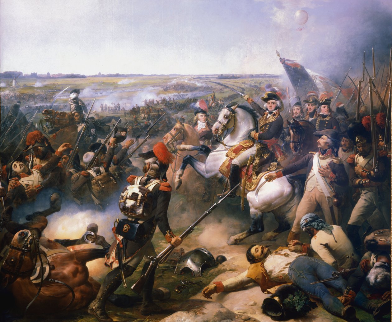 Bitva u Fleurus, 16. června 1794 19. století od Jean Baptiste Mauzaisse