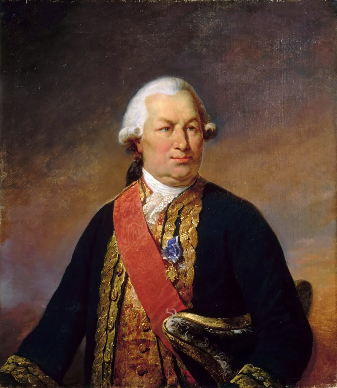 Francois Joseph Paul de Grasse 1722-1788 od Jean Baptiste Mauzaisse