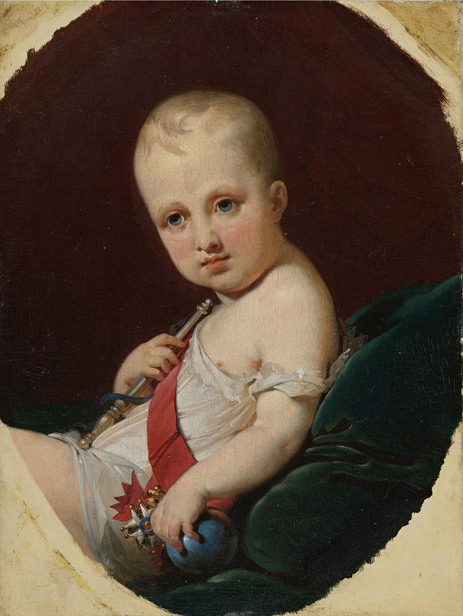 Napoléon François Bonaparte, vévoda z Reichstadtu, římský král 1811-1832, cca 1812 od Jean Baptiste Mauzaisse