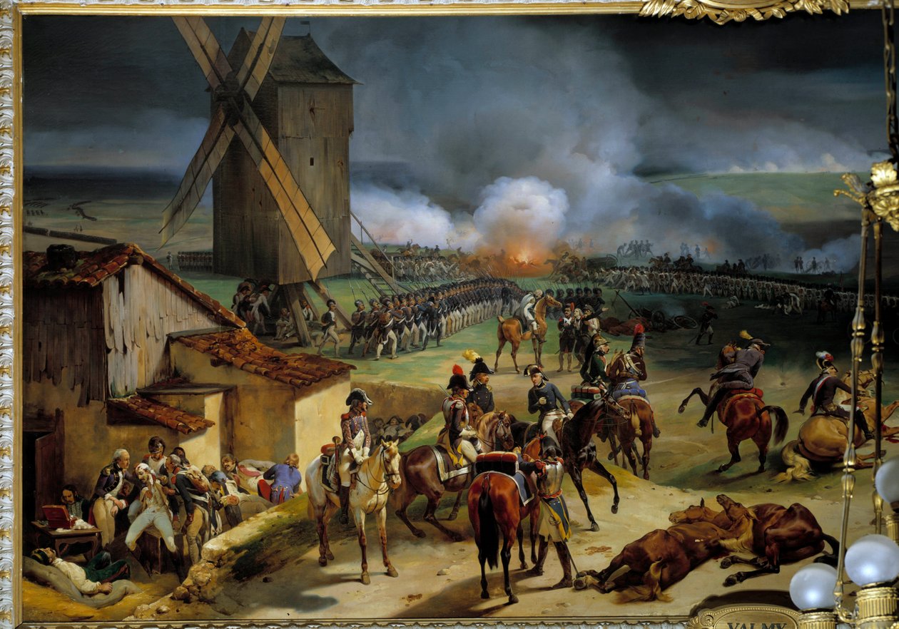 Bitva o Valmy 20. září od Jean Baptiste Mauzaisse