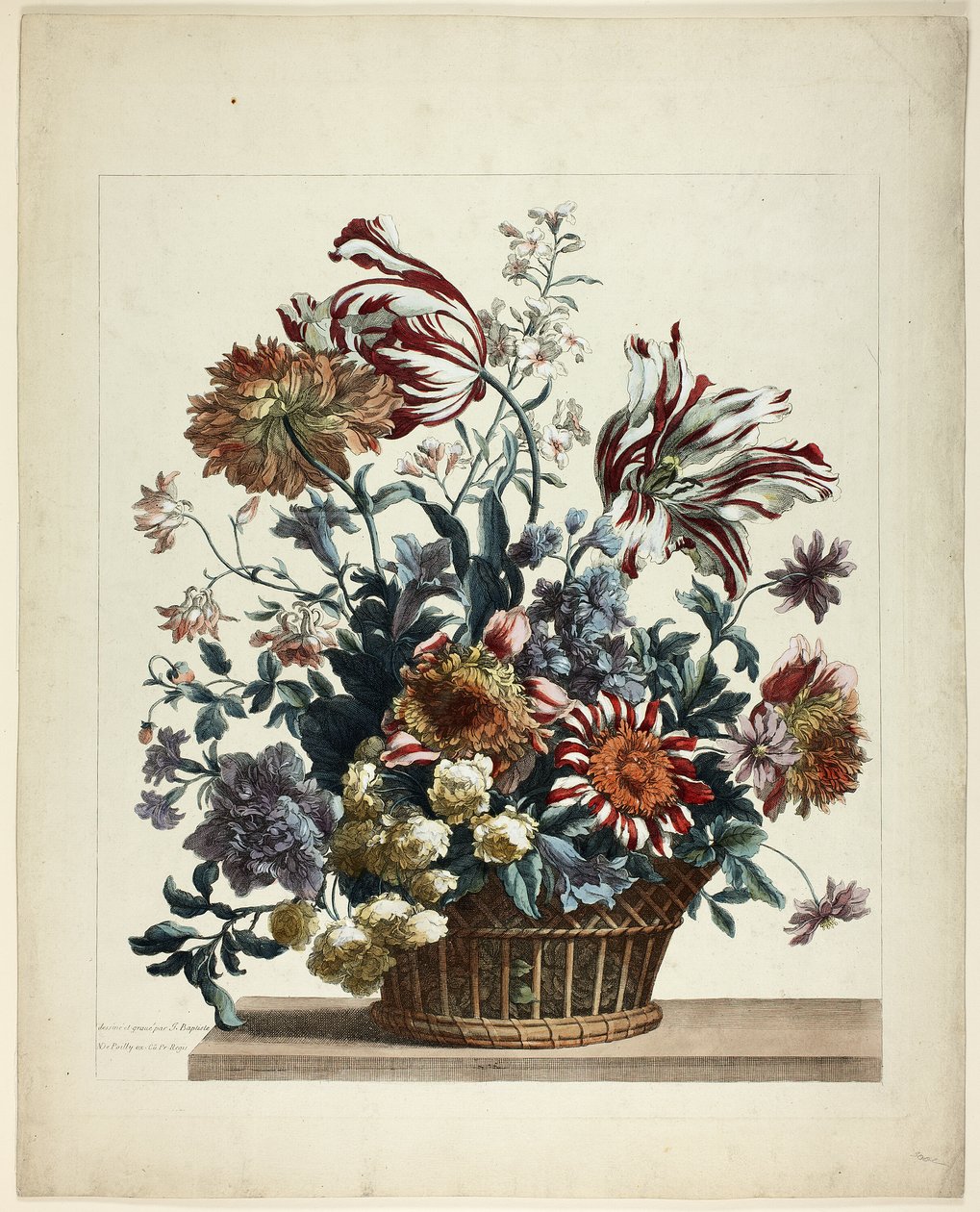 Košík květin od Jean Baptiste Monnoyer