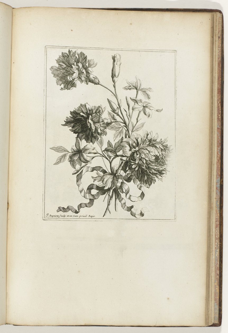 Vázaná kytice Les Petits Bouquets (název série) od Jean Baptiste Monnoyer