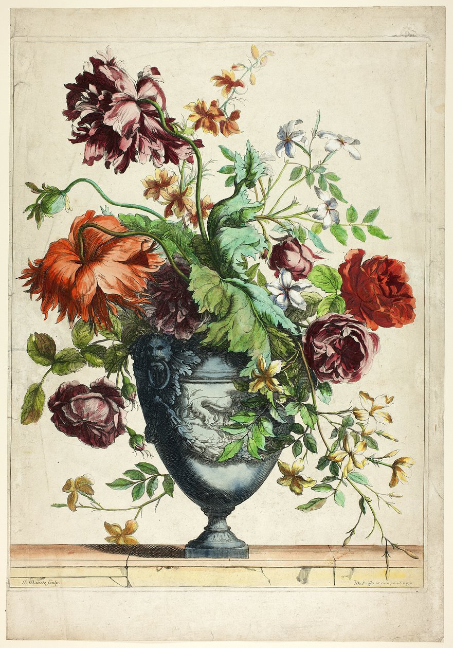 Váza Bleu od Jean Baptiste Monnoyer