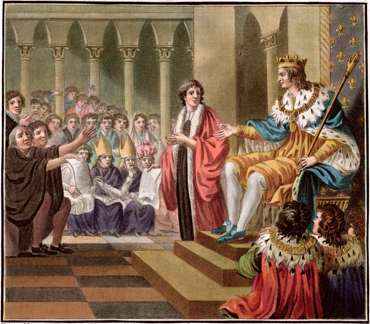 „Ludvík XII. prohlášen za otce lidu“, 1506 1789 od Jean Baptiste Morret