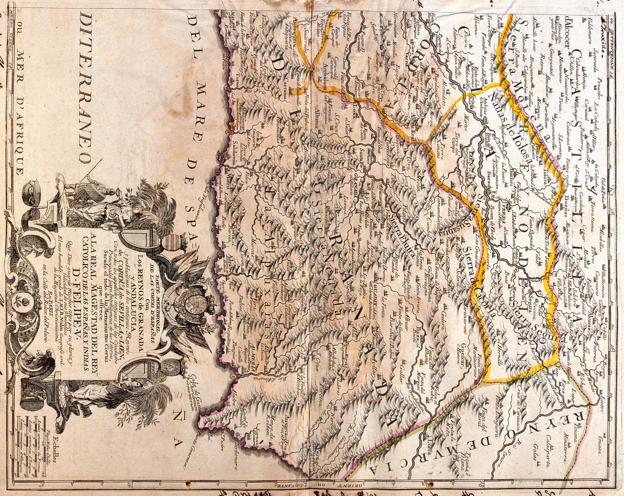 Andalusie, Kastilie-La Mancha, Murcia, Španělsko od Jean-Baptiste Nolin