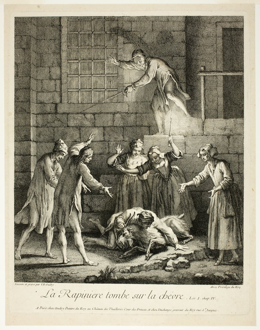 Komiksové příběhy: Lupič padne na kozu od Jean Baptiste Oudry