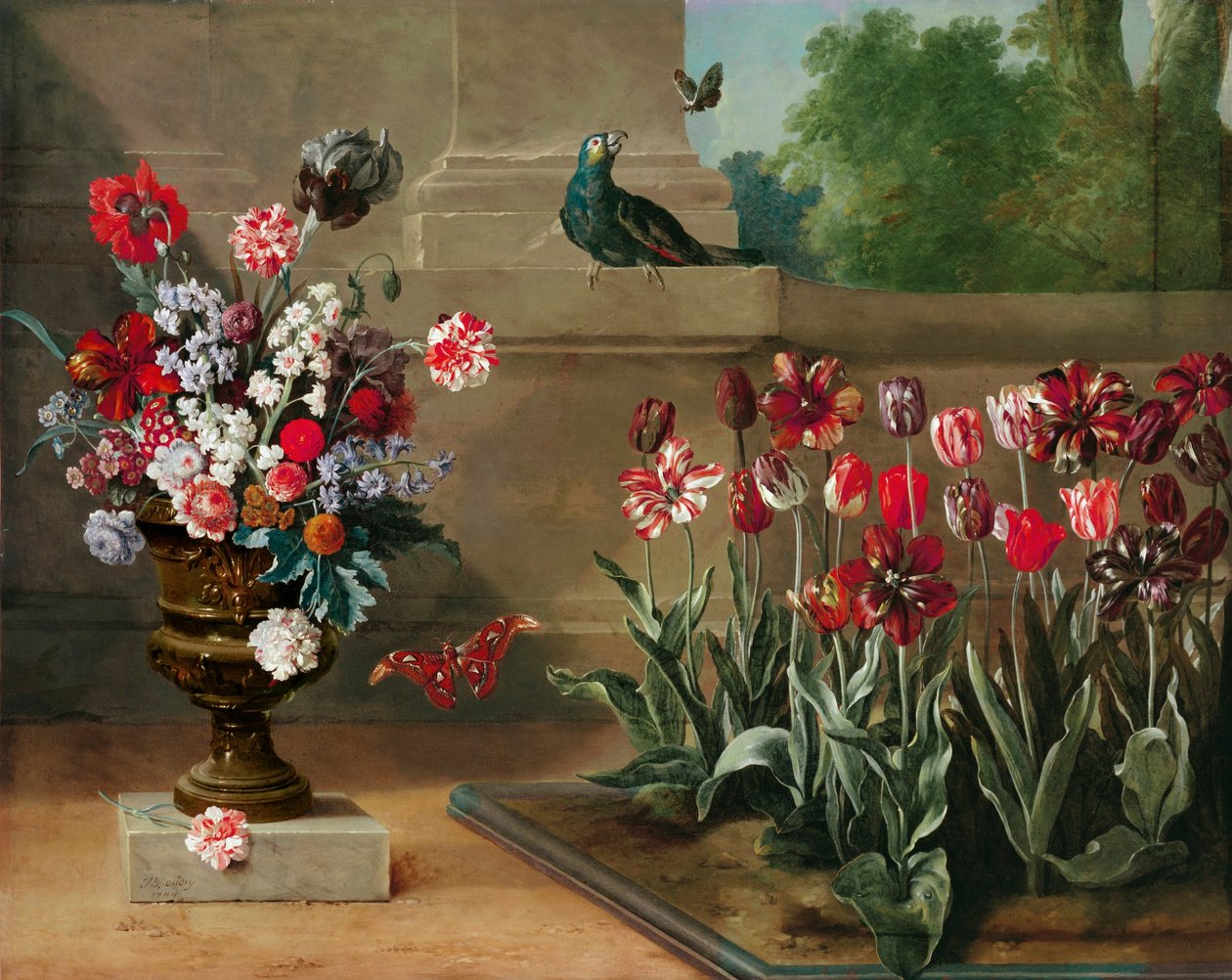 Zákoutí zahrady pana de la Bruyere od Jean Baptiste Oudry
