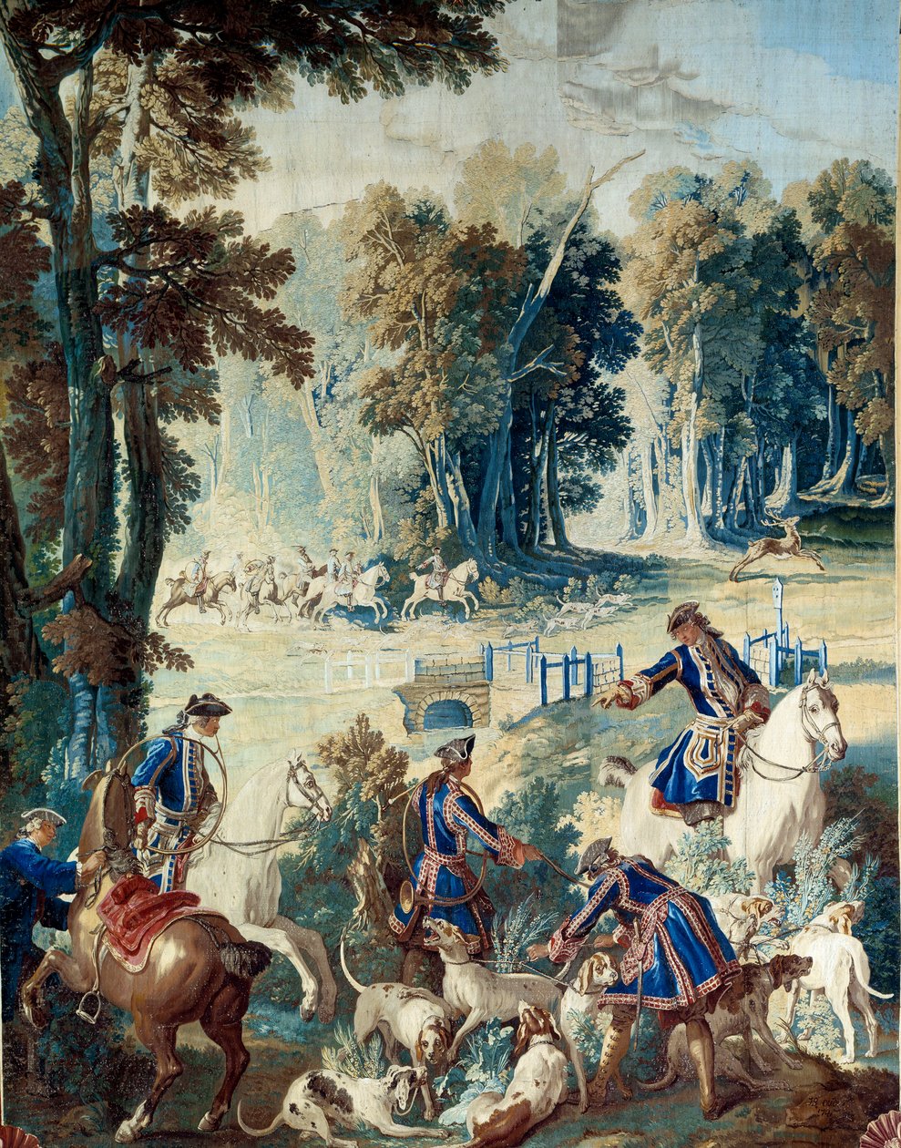 Lov Ludvíka XV. Gobelín Jean Baptiste Oudry (1686 - 1755) od Jean Baptiste Oudry