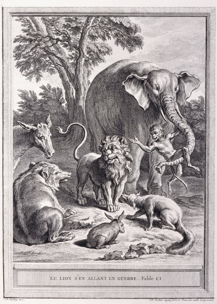 Lev jde do války, c.1755-1759 od Jean Baptiste Oudry