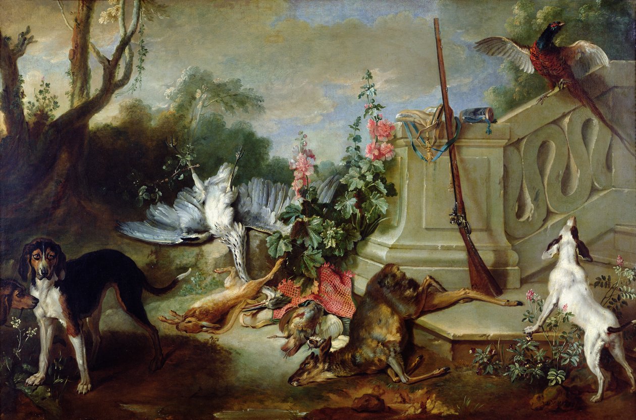 Návrat lovu, 1732 od Jean Baptiste Oudry