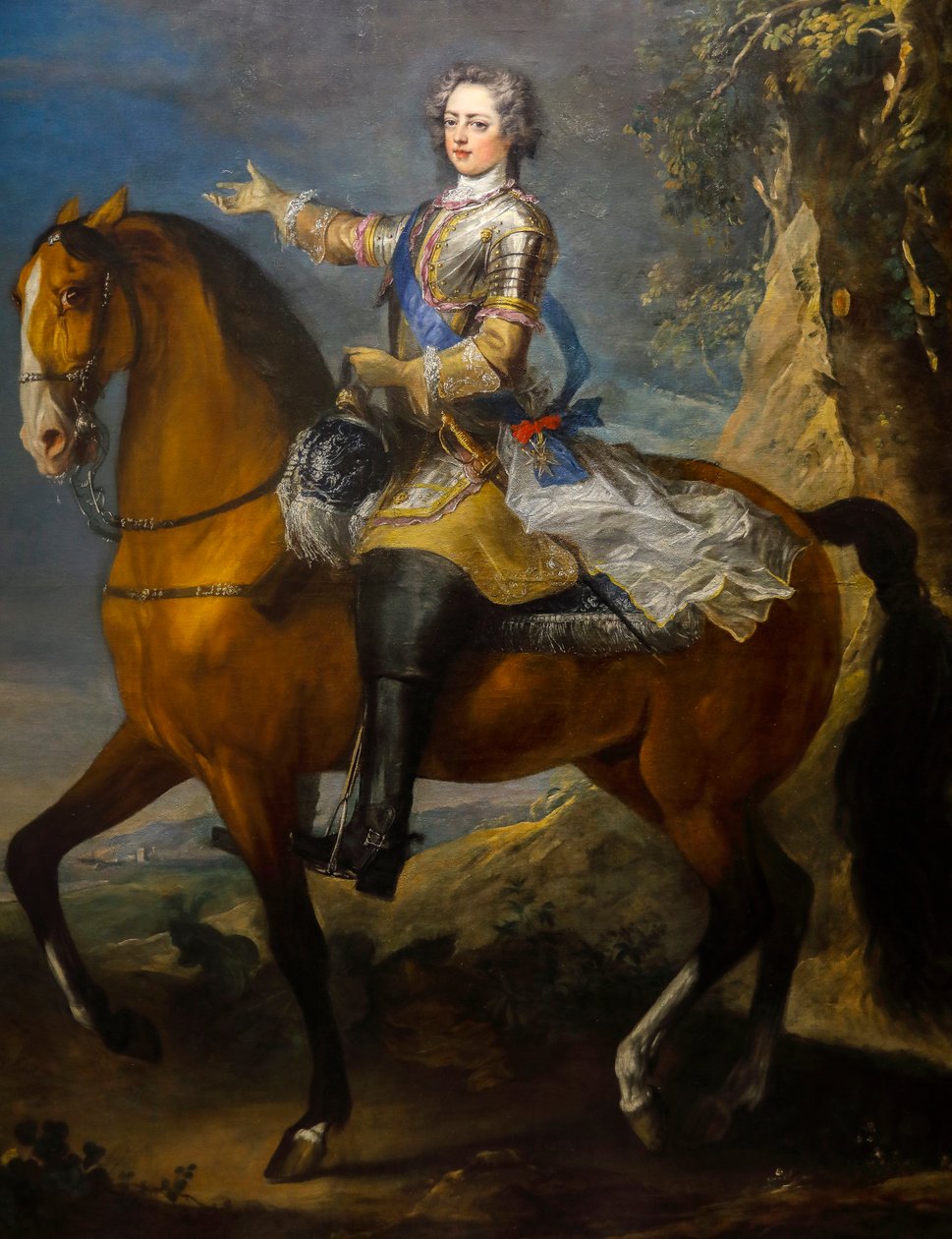 Nuori Louis XV, Ranskan kuningas od Jean Baptiste & Parrocel Charles (1688 1752) van Loo