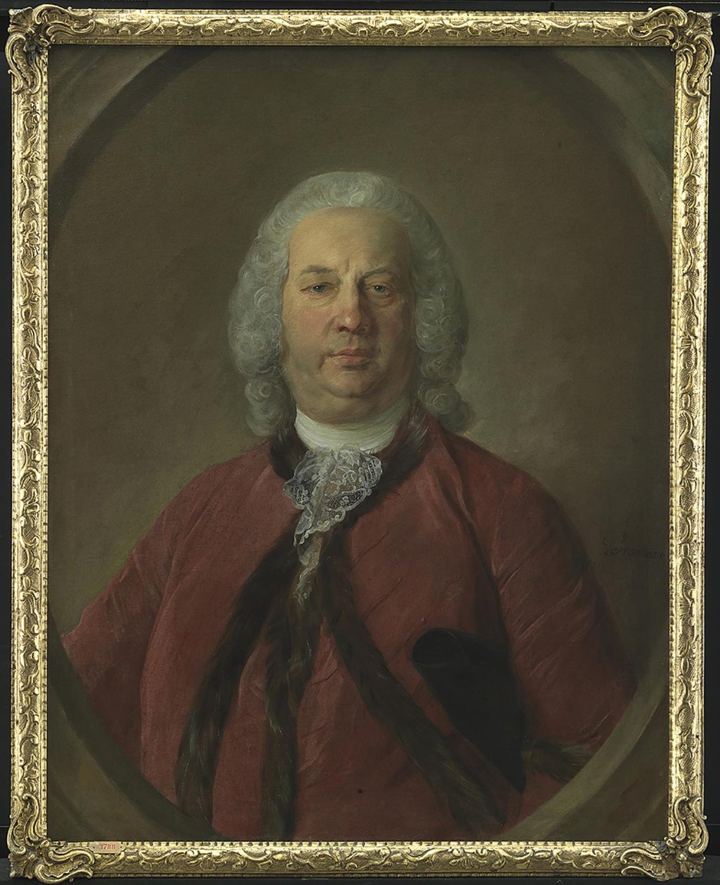 Portrét Frederika Hansena de Liliendal, dánského konzula v Bordeaux od Jean Baptiste Perronneau