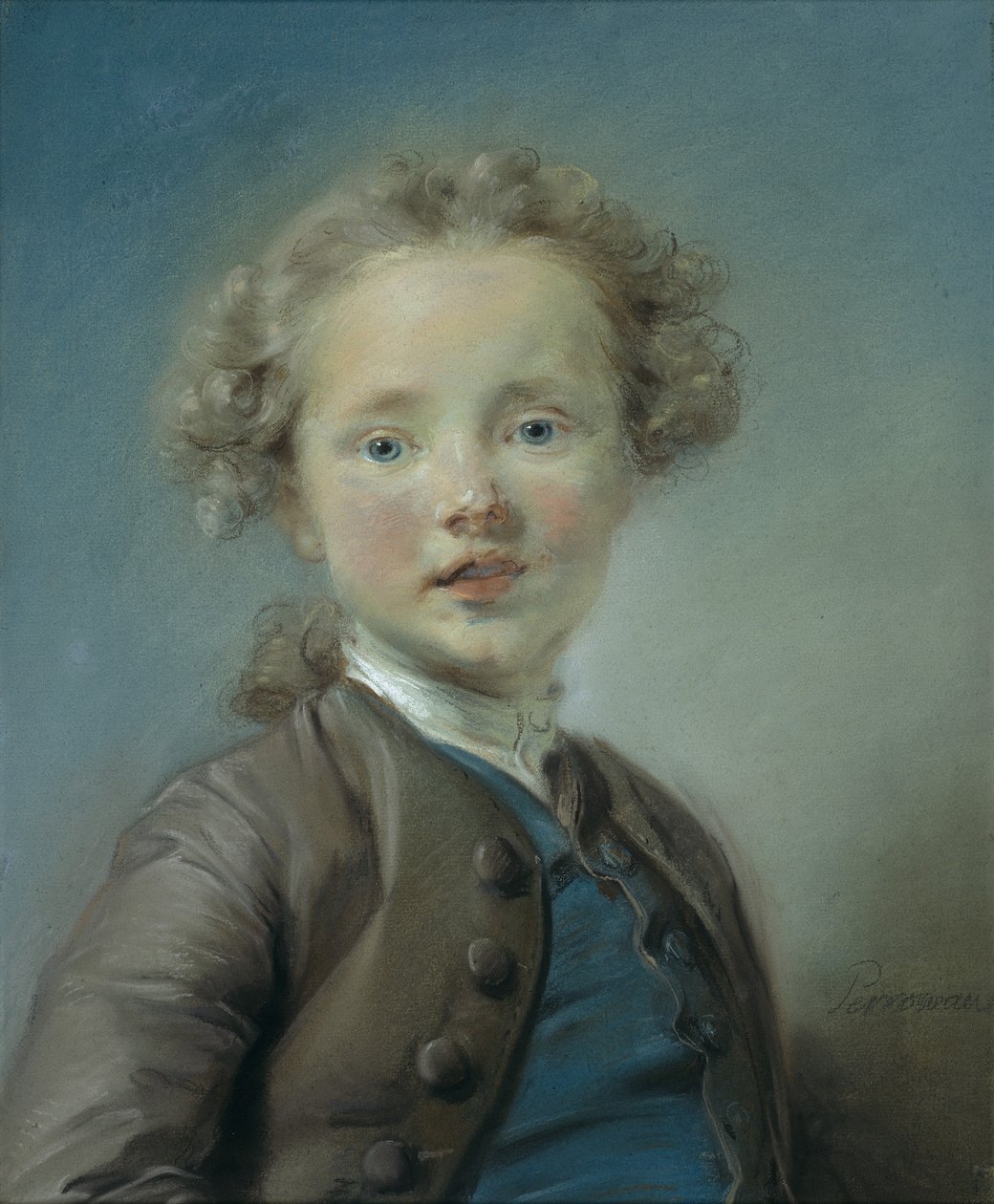 Portrét Jean-Baptiste Antoine Le Moyne, 1747 od Jean Baptiste Perronneau