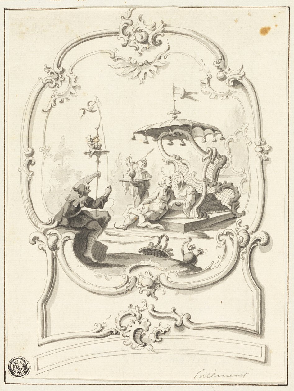 Chinoiserie od Jean Baptiste Pillement
