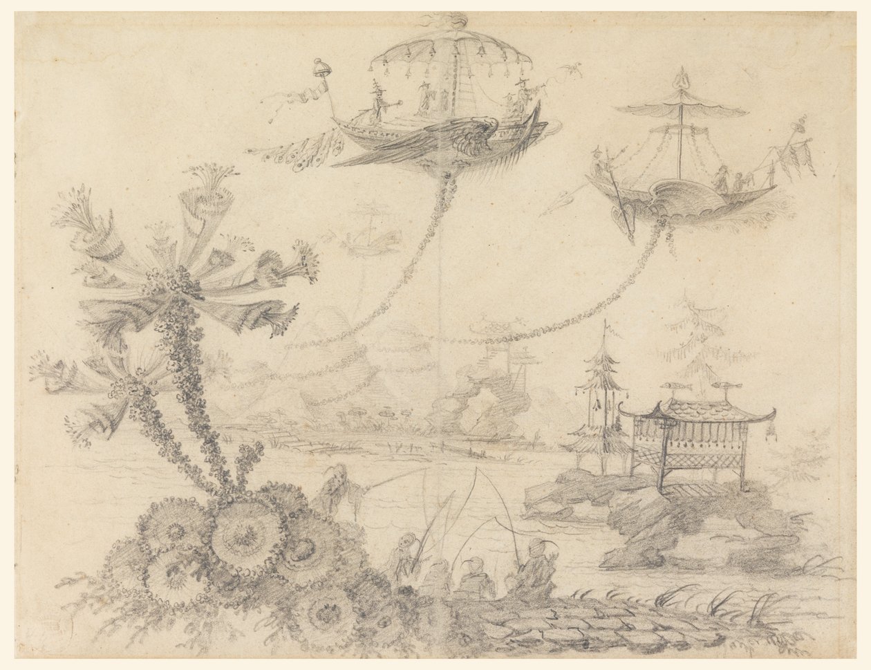 Chinoiserie Fantasy od Jean Baptiste Pillement