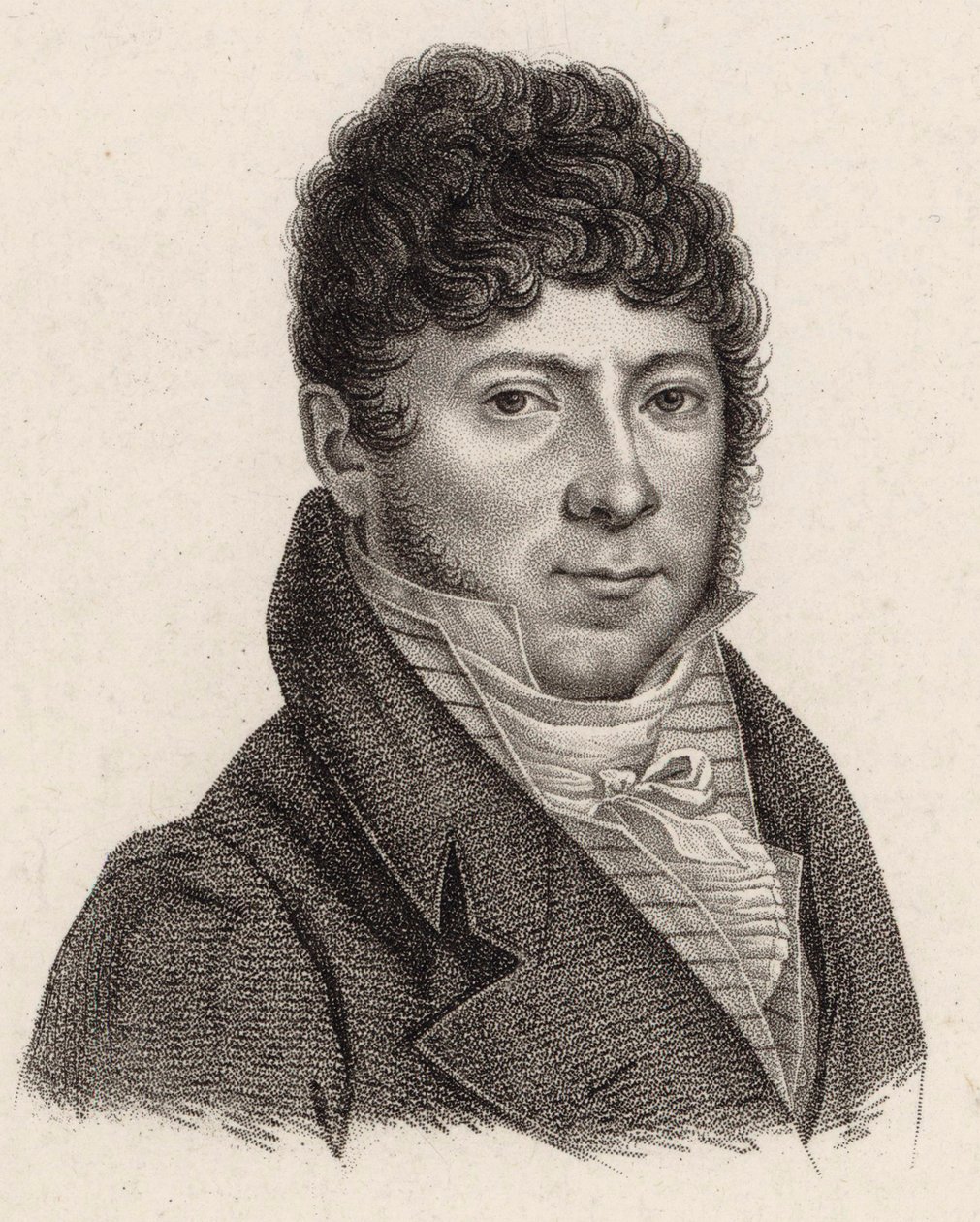 Portrét houslisty a skladatele Philippa Libona 1775-1838, 1810. od Jean Baptiste Ponce Lambert