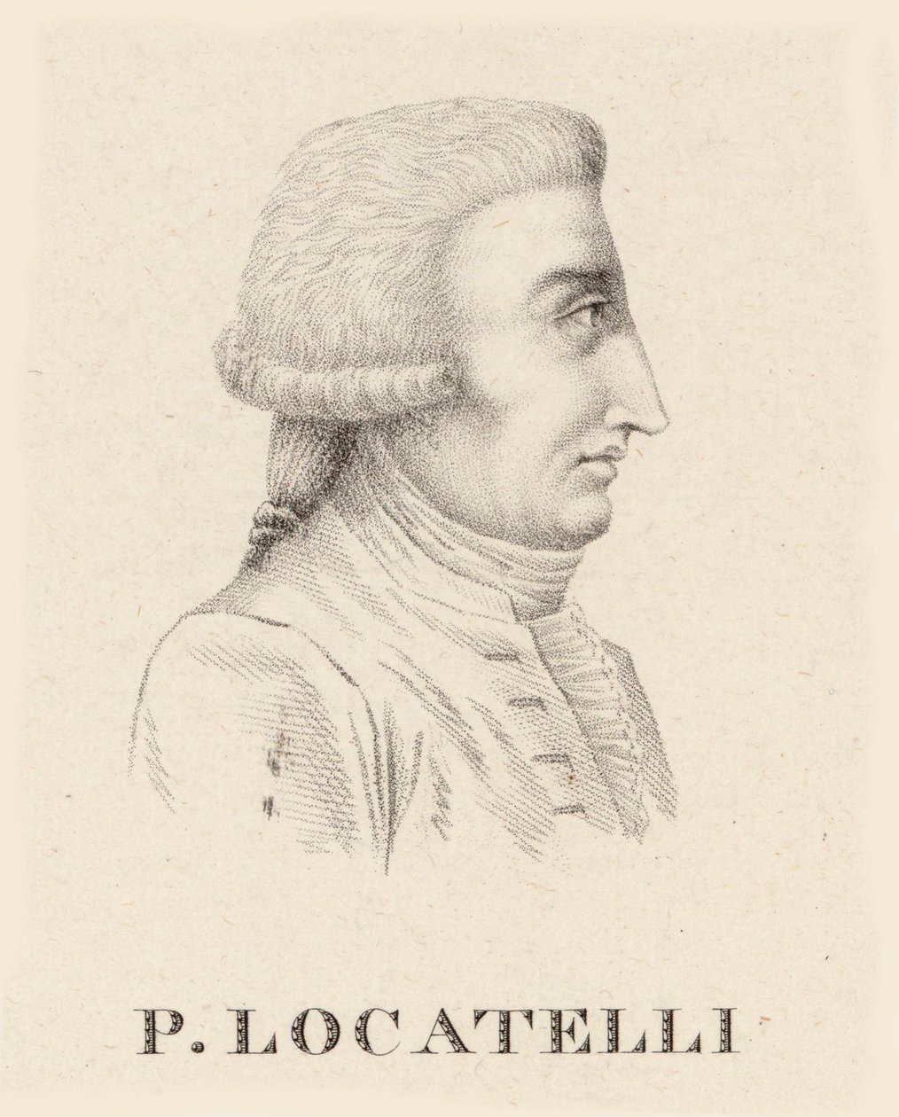 Portrét houslisty a skladatele Pietra Antonia Locatelliho 1695-1764. od Jean Baptiste Ponce Lambert