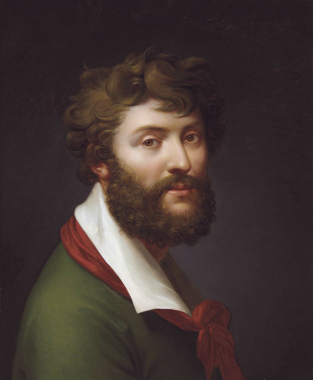 Autoportrét. od Jean Baptiste Regnault