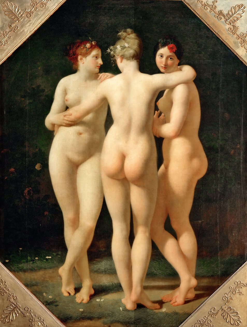 Tři Grácie od Jean Baptiste Regnault