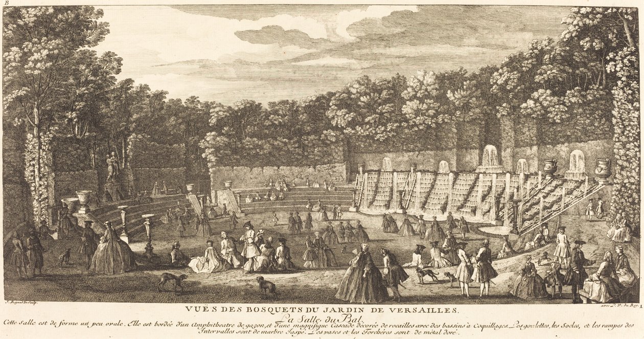Taneční sál od Jean Baptiste Rigaud