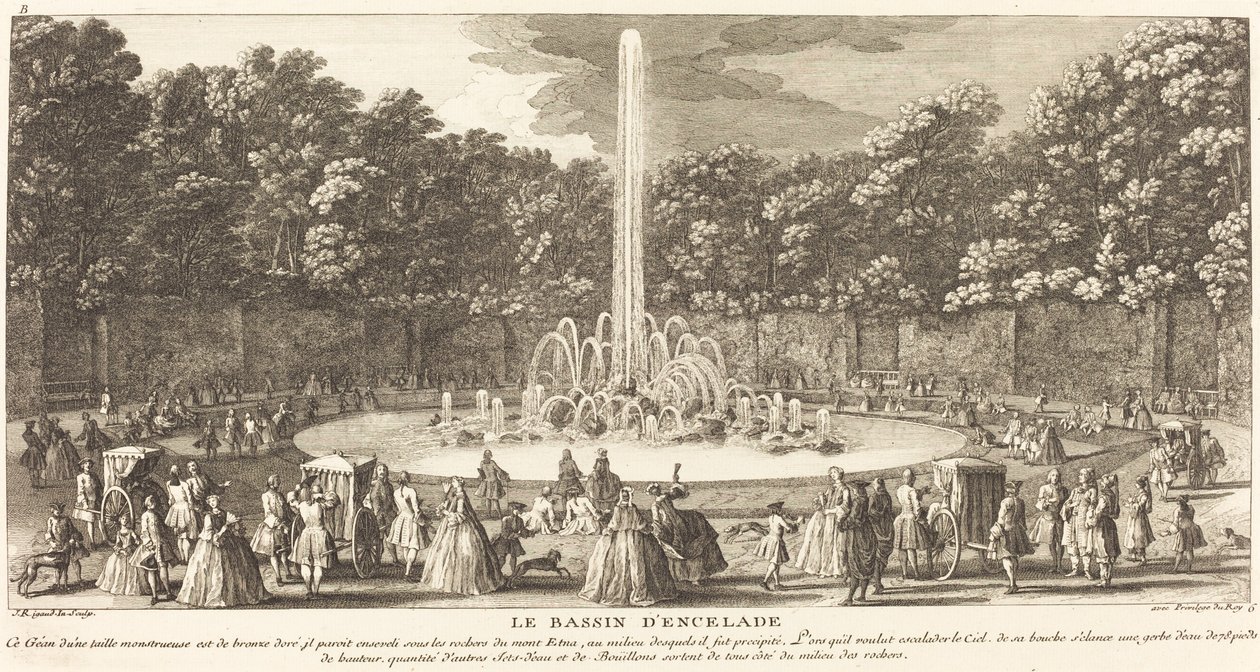 Povodí Enceladus od Jean Baptiste Rigaud