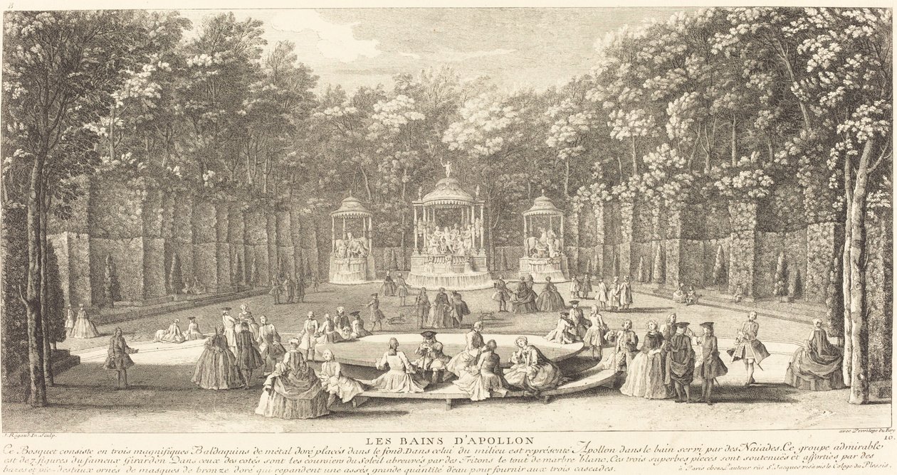 Apollónovy lázně od Jean Baptiste Rigaud